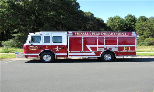 Sedalia, Missouri – Rearmount Pumper